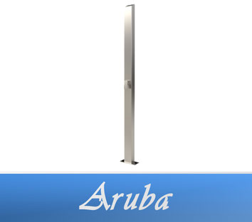 Eichenwald Aruba Gartendusche Warm- und Kaltwasser