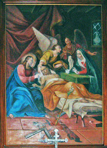 Bonifacio - Oratoire St Jean-Baptiste - Mort de St Joseph - M. Novellini 1860