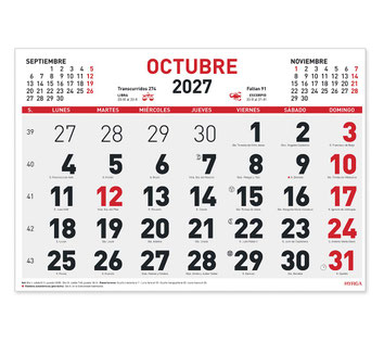 Agendas, Calendarios, Dietarios y Tacos Myrga 