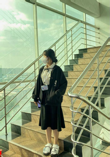 Hương Duyên, 2024, at her college.