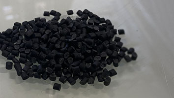 Ferrite-polymer pellets Fe3O4, MnZn, NiZn for the manufacture of RF and EMC microwave absorbers