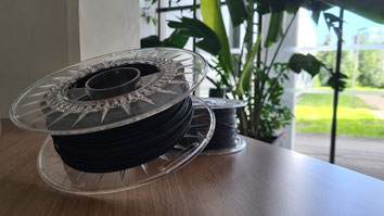 FILAMAG-F filament spool for 3D-printed RF & EMC microwave absorbers, additive manufacturing material