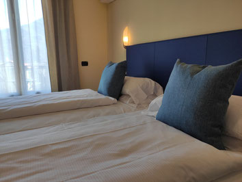 Bett in Suite
