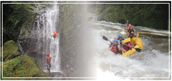 Combination deal:  Rafting tour and Canyoneering