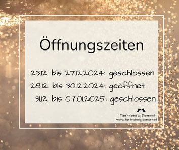 öffnungszeiten tiertraining diamant weihnachten 2023, öffnungszeiten tiertraining diamant neues jahr, öffnungszeiten tiertraining diamant 2024, hundeschule salzburg, hundetraining salzburg 2024, tiertraining diamant hundetraining, ernährung hund
