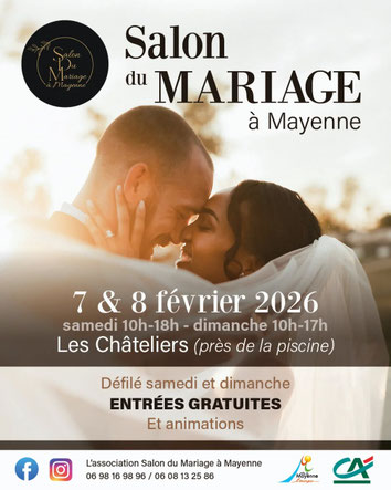 Salon du Mariage à Mayenne - 07 et 08 Février 2026