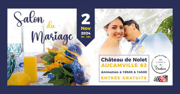 Salon du Mariage "Les Couleurs du Bonheur" à Aucamville - 2 Novembre 2024