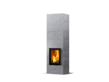Tulikivi Koli S 21 2D Classic Tunnelhaard speksteenkachel pelletkachel