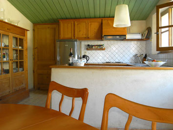keuken vakantiehuis Montagne Aurel Drôme