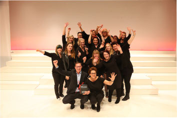 Team auf der Top Hair in Düsseldorf