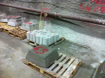 Concrete sample