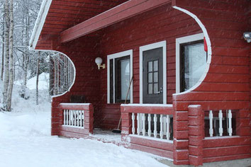 Sommerhaus - Gartenlaube - Freizeithaus - Holzhütte - Sommerhütte - Gästehaus mit Sauna - Wellnesshaus