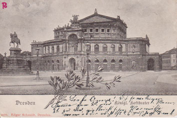 Dresden, Königliches Hoftheater, Archiv W. Thiele