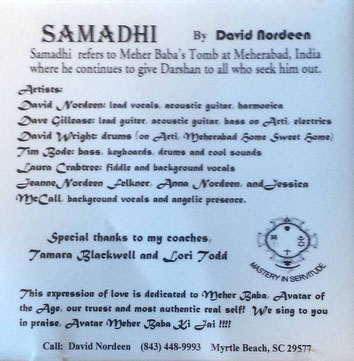 CD : back cover