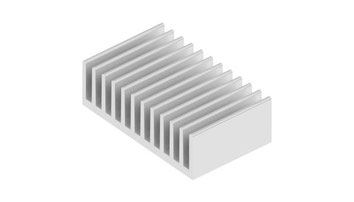 押出成形ヒートシンク｜SK444（幅62.5mm、高さ20mm） Fischer Elektronik