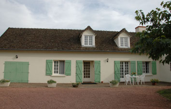 photo de l'extérieur du gîte coté Dheune