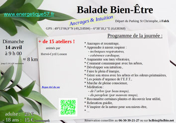 Balade Bien-Être, Falck, HCL, Ateliers