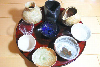 大藏達雄　根来塗り　片口　ぐい呑み　漆器　酒器　徳利　お猪口 大藏達雄 根来塗り 片口 ぐい呑み 漆器 酒器 徳利 お猪口 漆芸