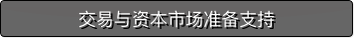 交易与资本市场准备支持
