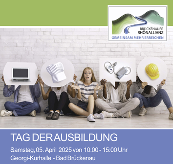 Tag der Ausbildung Bad Brückenau, Samstag 5. April 2025, 10 - 15 Uhr