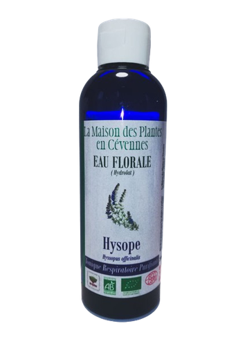 Hysope officinale bio - Hydrolat - La Maison des Plantes en Cévennes - Produits issus de l'agriculture biologique - Eau florale hysope