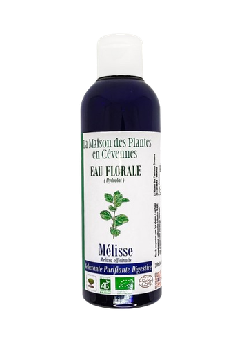 Mélisse officinale bio - Hydrolat de mélisse - La Maison des Plantes en Cévennes - Produits issus de l'agriculture biologique - Eau florale mélisse - plantes à parfum, aromatiques et médicinales