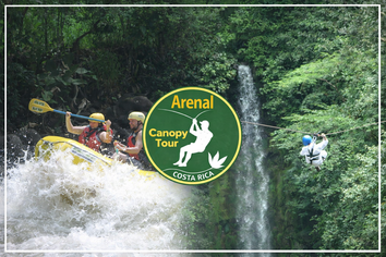 Arenal Combo Tour: Rafting 2 & 3 or 3 & 4 + Arenal Canopy Tour