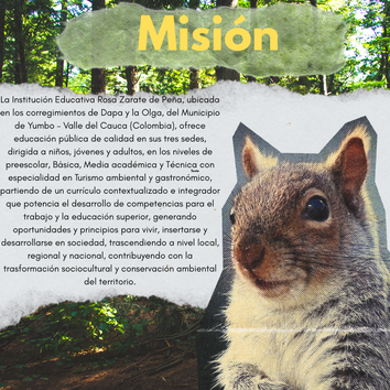 Misión de la Institución Educativa