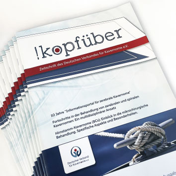Deutscher Verband für Kavernome e.V. | Mitglieder-Zeitschrift !kopfüber