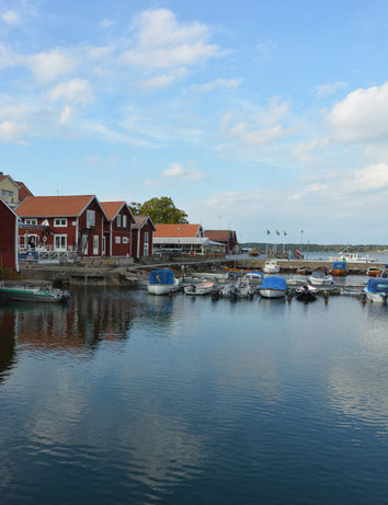Öregrund, eine der wunderschönen, für Schweden so typischen kleinen Ortschaften an der Ostsee
