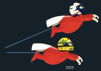 Ayrton Vs Alain by Muneta & Cerracín