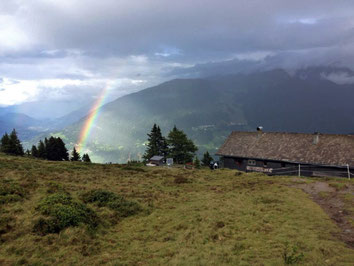 Regenbogen Hütte Zams Wenns Alpen Österreich E5