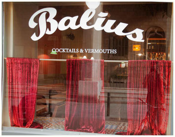 Balius Cocktail Bar Window
