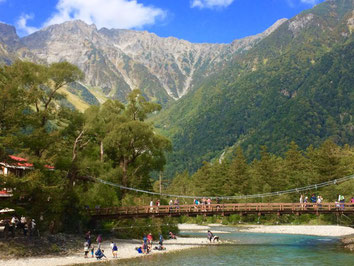 Hotaka range seen from Kamikochi