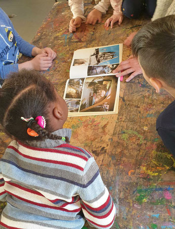 Kleine Künstler der LichtwarkSchule, Stadtteilkultur, Kunst und Bildung. Hamburg 2021