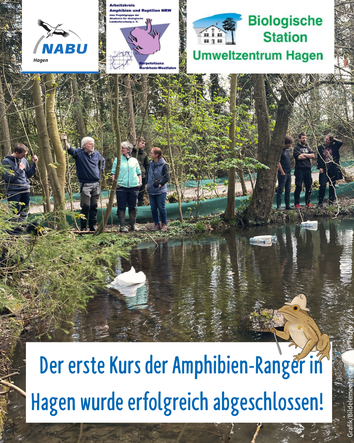 Amphibien-Ranger Hagen 2026 / Foto von Franziska Fuchs