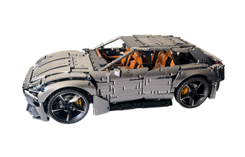 Klemmbausteine-Set inspiriert durch Ferrari Purosangue im Maßstab 1:8 MOC 10520
