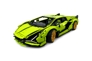 Klemmbausteine-Set inspiriert durch Lamboeghini Sian im Maßstab 1:8 MOC 42115