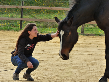 sur la photo : Janyce et Eclipse