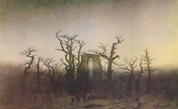 Abtei im Eichwald, Caspar David Friedrich. 1808-1810