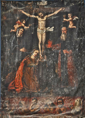 La crucifixion avant restauration