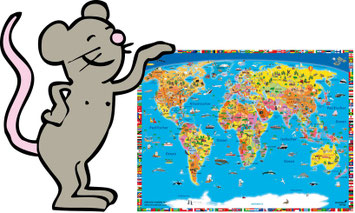 mousepad-kinder-weltkarte
