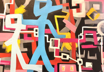 The Seeker 70 x 50 Acryl  