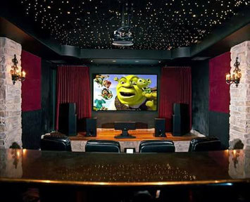salle de cinéma privée