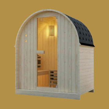 Easyheat Duo Outdoor Saunahaus - wunderschönes Saunahaus im eigenen Garten