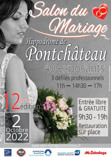 Salon du Mariage de Pontchâteau 2 Octobre 2022
