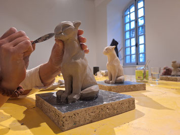 Stage sculpture, Stage modelage, Stage de modelage argile, Initiation sculpture, Initiation modelage, Stage céramique, Manon Cherpe