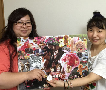 お互いのために作品を作る「オマージュ・アロマコラージュ」。相手のことをこころから思いやる素晴らしい作品でした。