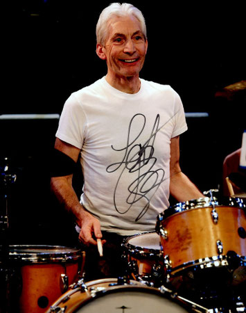 Charlie Watts _ Autograph