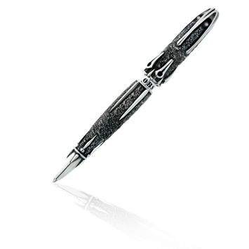 Kugelschreiber in Edelstahl aus der Gremlin Kollektion der Goldschmiede OBSESSION Zürich und Wetzikon